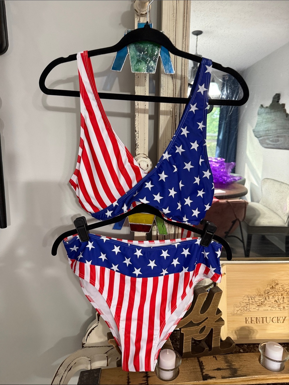American Flag bikini Swimsuit - Red, White & Blue